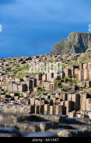 The Giant's Causeway In County Antrim, Northern Ireland Stock Photo
