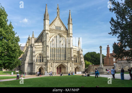 Winchester Cathedral, Winchester, Hampshire, England, GB, UK Stock Photo