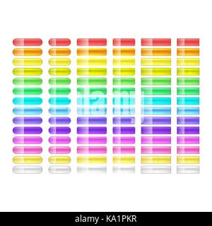 vector web buttons set Stock Vector