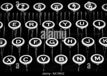 Underwood typewriter keys Stock Photo