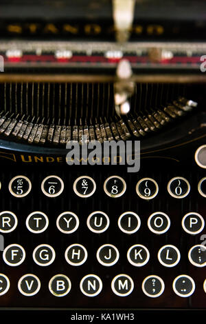 Underwood typewriter keys Stock Photo