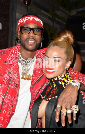 Hollywood, Ca. 23rd Sep, 2017. 2 Chainz at the Liaison Nightclub in Hollywood, California on September 23, 2017 Credit: Koi Sojer/Snap'n U Photos/Media Punch/Alamy Live News Stock Photo