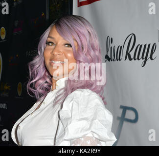 Hollywood, Ca. 23rd Sep, 2017. LisaRaye at her 50th Juke Joint Birthday Celebration at the Liaison Nightclub & Restaurant in Hollywood, California on September 23, 2017 Credit: Koi Sojer/Snap'n U Photos/Media Punch/Alamy Live News Stock Photo