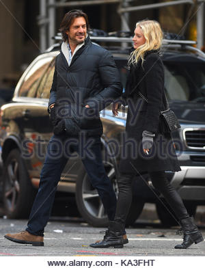 Elsa Hosk. Swedish model Elsa Hosk, wearing no makeup, walks to the