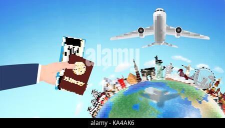Passport and boarding pass Stock Vector Image & Art - Alamy