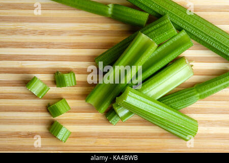 Fresh celery stalks Stock Photo