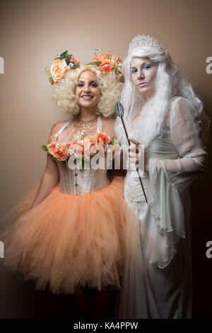 Labyrinth Masquerade, Millenium Biltmore Hotel, costume ball, Los Angeles, California, USA Stock Photo