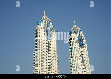 The Imperial twin towers residential skyscraper complex, tallest building in India, tardeo, mumbai, maharashtra, India, Asia - RMM 258613 Stock Photo