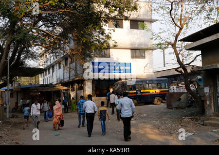 diva junction railway station, thane, maharashtra, India, Asia Stock Photo