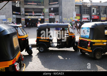 Nerul railway station, Navi Mumbai, maharashtra, India, Asia Stock Photo