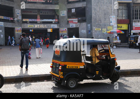 Nerul railway station, Navi Mumbai, maharashtra, India, Asia Stock Photo