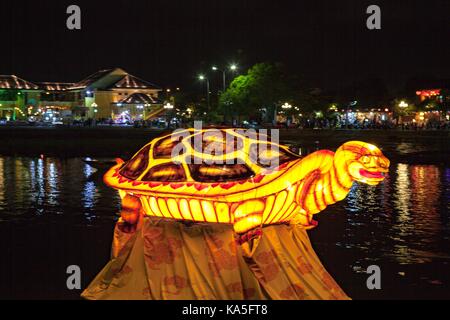 HOI AN, VIETNAM - MARCH 17, 2017: Traditional lanterns store in Hoi An, Vietnam, Hoi an Ancient Town is recognized as a World Heritage Site by UNESCO Stock Photo