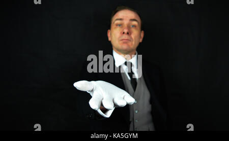 Classic British Butler Stock Photo