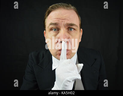 Classic British Butler Stock Photo