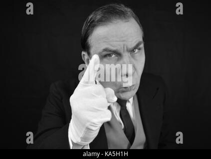 Classic British Butler Stock Photo