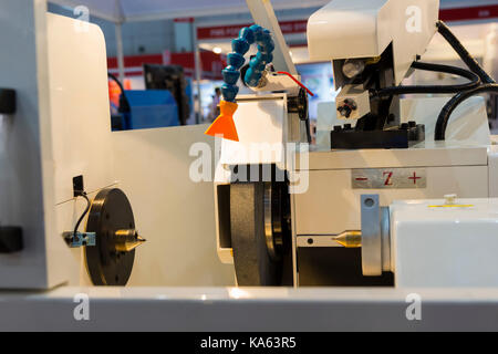 high precision grinding CNC machine;side view Stock Photo