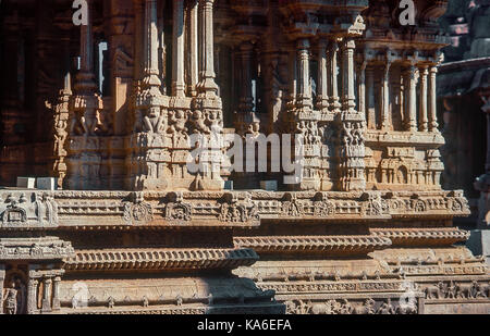 Shree Vijaya Vitthala Temple of musical pillars, Vittala Temple, Hampi, Karnataka, India, Indian temples Stock Photo