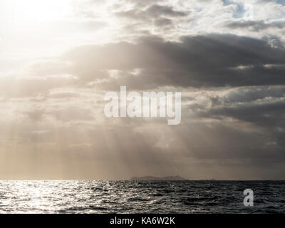 Sunrise over Bounty Island - Fiji Stock Photo