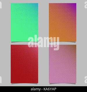 Colored circle pattern brochure background template - vector graphic ...