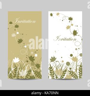 Set of vertical banners Stock Vector