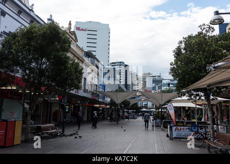 Pedestrian free Oxford Street at Bondi Junction near Sydney in New South Wales, Australia Stock Photo