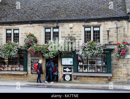 The Old Original Pudding Shop in Bakewell Stock Photo