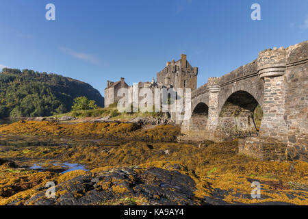 Eilean Donan Castle, Loch Duich, Western Highlands, Scotland, United Kingdom Stock Photo