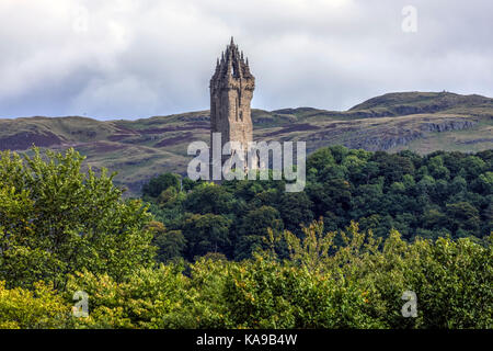 Wallace Monument, Stirling, Falkirk, Scotland, United Kingdom Stock Photo