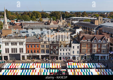 view of cambridge skyline Stock Photo