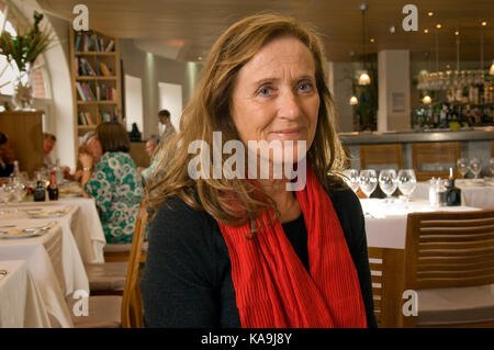 Jill Stein, former wife of Rick Stein and co owner of  the Seafood Restaurant, Padstow. Stock Photo