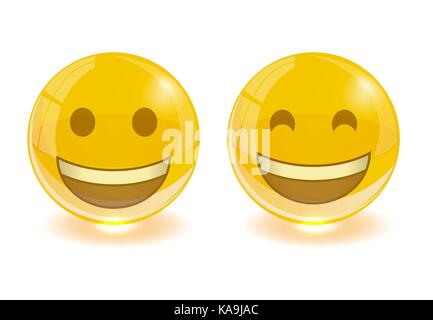 group of smiley emoticons, emoji, vector illustration Stock Vector ...
