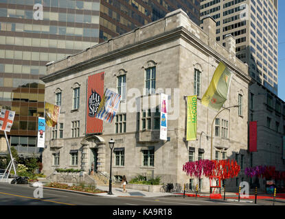 The McCord Museum or Musée McCord Canadian history museum on Sherbrooke Street West in downtown Montreal, Quebec, Canada Stock Photo