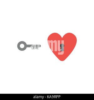 Vintage Lock Shape Heart Outline Vector Illustration Isolated White  Background Stock Vector by ©filkusto 197793352