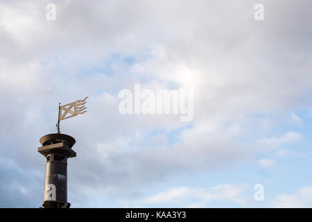 tower and a view of the sky in the summer evening Stock Photo