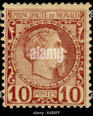 Stamp Charles III 10 Stock Photo