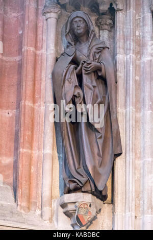 statue, St Sebald, Sebalduskirche, Nuremberg, Nürnberg, Bavaria, Germany Stock Photo