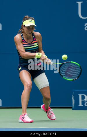 Nicole Gibbs (USA) competing at the 2017 US Open Tennis Championships Stock Photo