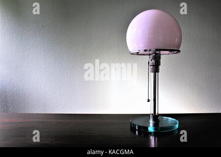 An Image of a vintage designer Lamp - Bauhaus Stock Photo