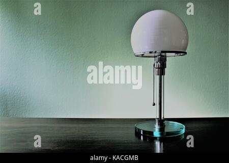 An Image of a vintage designer Lamp - Bauhaus Stock Photo