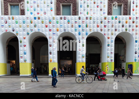 2017 September 25th -  Milano XL, installation for the Italian creativity feast during the fashion week 2017 Stock Photo