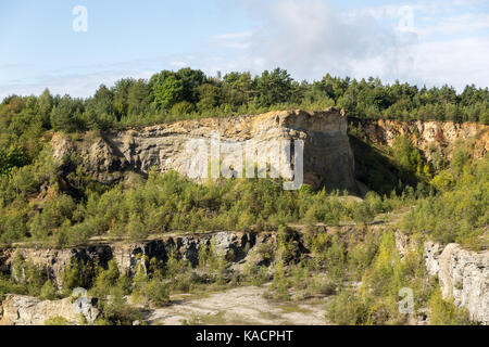 former quarry in ludwag, upper frankonia (germany) Stock Photo