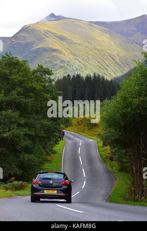 Glen Nevis walking trail Stock Photo