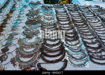 Handmade jewelry for sale at a shop in New Delhi India. The crafts of India are diverse rich in history and religion Stock Photo Alamy