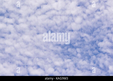 Many Clouds in a Blue Sky Stock Photo