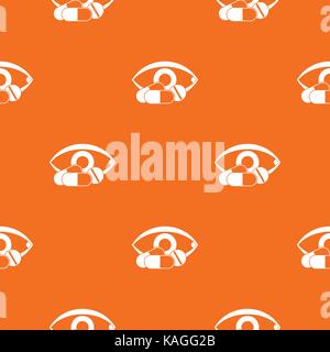 Treatment of the eye pattern seamless Stock Vector