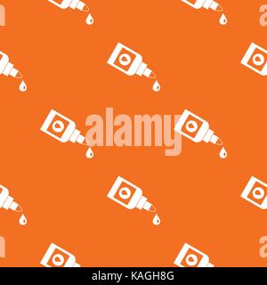 Bottle for eye drops pattern seamless Stock Vector
