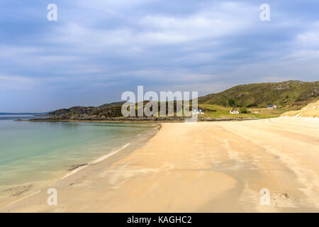 Camusdarach dunes and beach, Scotland Stock Photo