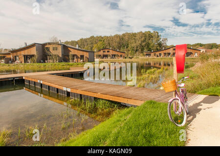 VIP Cocoon is the luxury accommodation category of Villages Nature Paris Stock Photo