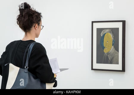 London, UK. 26th Sep, 2017. Saatchi Gallery Iconoclasts Exhibition: Art out the mainstream. New exhibition featuring the work of thirteen contemporary artists. Credit: Guy Corbishley/Alamy Live News
