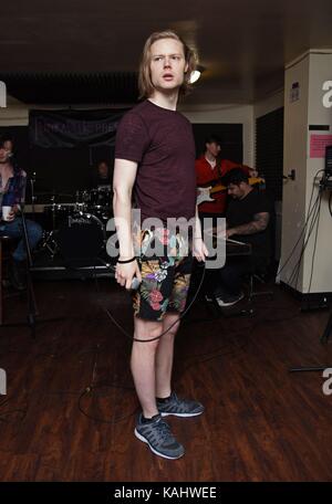 New York, USA. 26th Sep, 2017. Tyce Green out and about for Tyce Rehearses Meat Loaf's Bat Out Of Hell in Full, Funkadelic Studios, new, NY September 26, 2017. Photo By: Derek Storm/Everett Collection Credit: Everett Collection Inc/Alamy Live News Stock Photo